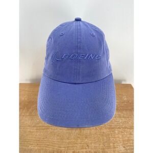 Boeing Aviation Logo Blue Cotton Adjustable Dad Hat Baseball Cap